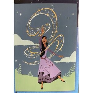 Disney Wish Kids Plush Throw Full Blanket, 62 x 90, Microfiber, Purple Blue Star